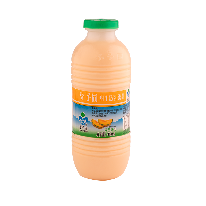 甜牛奶乳饮料（哈密瓜味），单瓶净含量450ml
