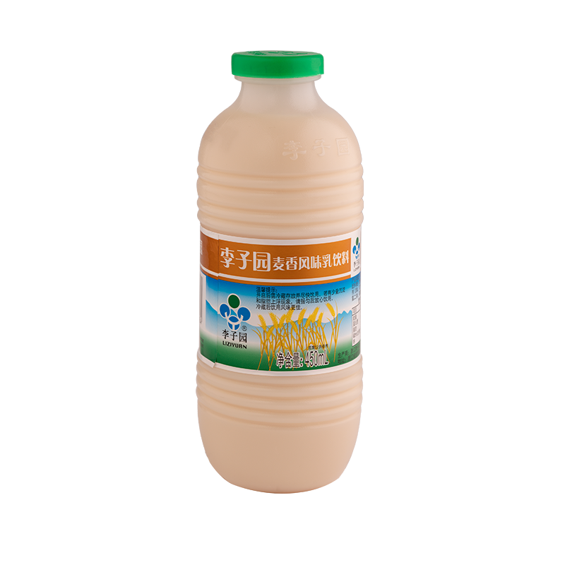 麦香风味乳饮料，单瓶净含量450ml