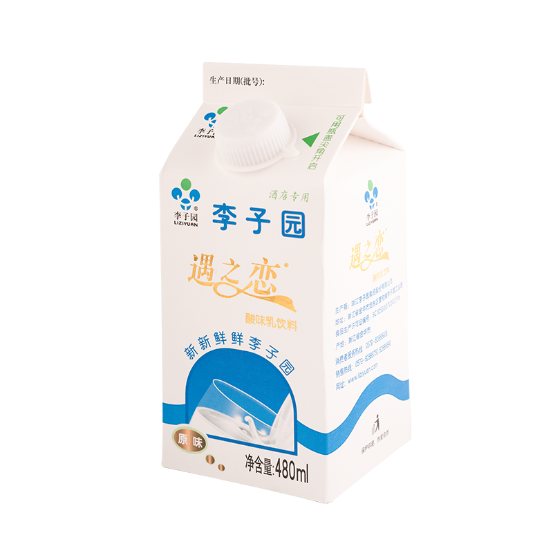 “遇之恋”酸味乳饮料，单盒净含量480ml